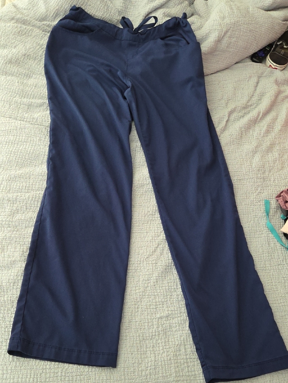 Grey's Anatomy Navy Drawstring Scrub Pants